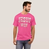 Jesus Won Texas-Christentum Religion Jesus gewann T-Shirt (Vorne ganz)