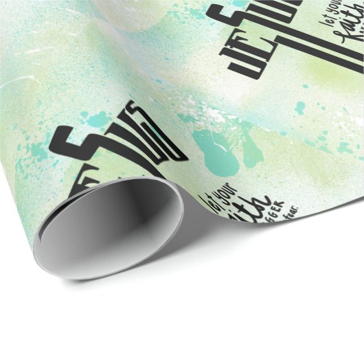 Jesus Word Art Geschenkpapier (Rolleneckpunkt)