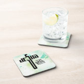 Jesus Word Art Getränkeuntersetzer (Rechte Seite)