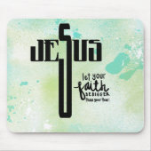 Jesus Word Art Mousepad (Vorne)