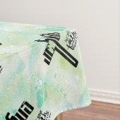 Jesus Word Art Tischdecke (Beispiel)