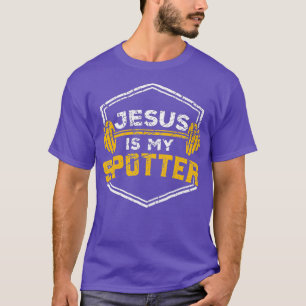 Jesus Workout Shirt Jesus ist mein Spotter Gym Ges