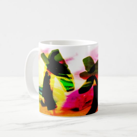 Jesus Wort Kaffeetasse (Vorderseite Links)