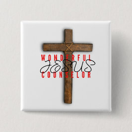 Jesus Wunderbarer Counselor Button