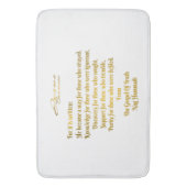 Jesus wurde badematte (Vorderseite Vertikal)