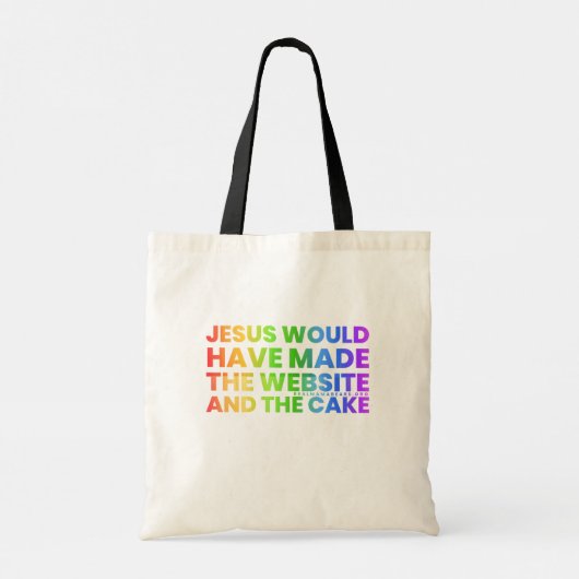 Jesus würde die Tasche (Rückseite)