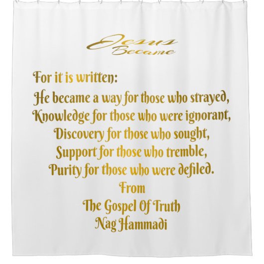 Jesus wurde duschvorhang (Vorderseite)