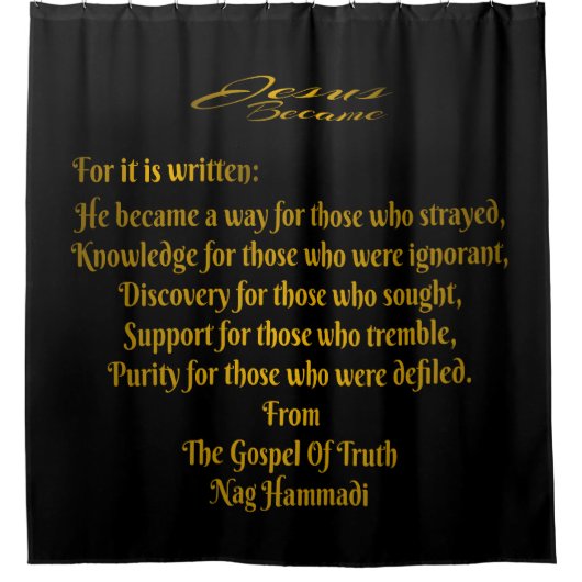 Jesus wurde duschvorhang (Vorderseite)