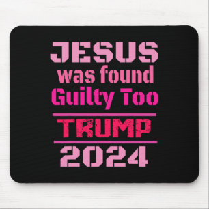 Jesus wurde für schuldig befunden, um Amerika zurü Mousepad