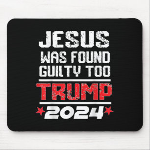 Jesus wurde für schuldig befunden, um Amerika zurü Mousepad