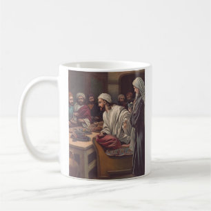 Jesus wurde in Betanien gesalbt Kaffeetasse