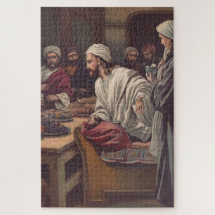 Jesus wurde in Bethanien gesalbt Puzzle