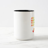 Jesus würde zweifarbige tasse (Mittel)