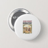 Jesus-Wüstenkloster Jesus Wüstenkloster Chri Button (Vorne & Hinten)