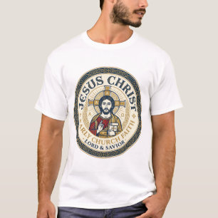 Jesus Wüstenväter Altes Christliches T-Shirt Ins