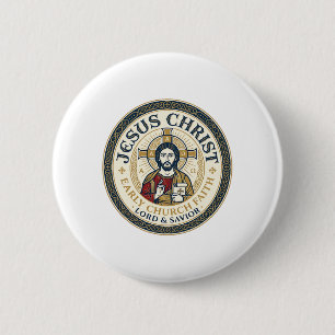 Jesus Wüstenväter Altes Christliches T-Shirt Ins Button