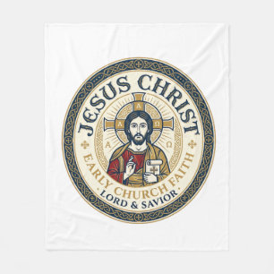 Jesus Wüstenväter Altes Christliches T-Shirt Ins Fleecedecke