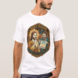 Jesus wütender Nachbar Lärmbeschwerde Laut Party C T-Shirt