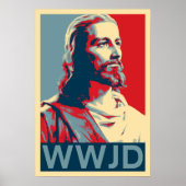 Jesus WWJD Poster (Vorne)