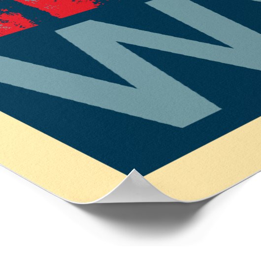 Jesus WWJD Poster (Ecke)