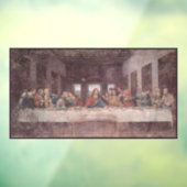 Jesus "Yeshua" Das letzte Abendmahl, Leonardo da V Fensteraufkleber (Blatt 3)