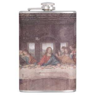 Jesus "Yeshua" Das letzte Abendmahl, Leonardo da V Flachmann