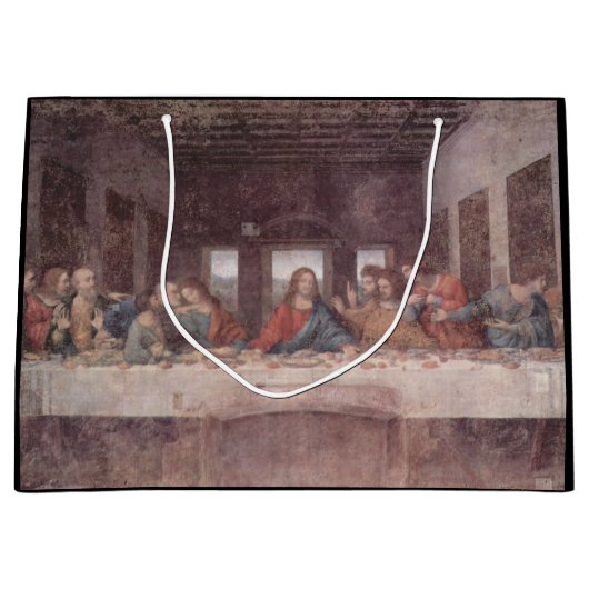 Jesus "Yeshua" Das letzte Abendmahl, Leonardo da V Große Geschenktüte (Vorderseite)