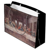 Jesus "Yeshua" Das letzte Abendmahl, Leonardo da V Große Geschenktüte (Rückseite Schrägansicht)
