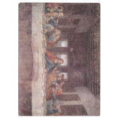Jesus "Yeshua" Das letzte Abendmahl, Leonardo da V Klemmbrett (Rückseite)