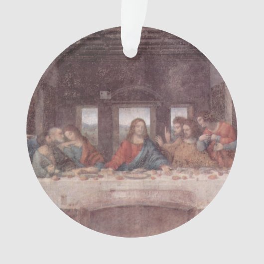 Jesus "Yeshua" Das letzte Abendmahl, Leonardo da V Ornament (Vorderseite)
