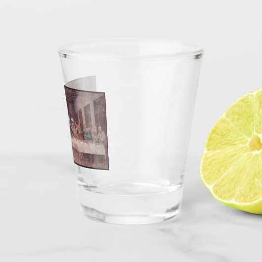 Jesus "Yeshua" Das letzte Abendmahl, Leonardo da V Schnapsglas (Rechts)