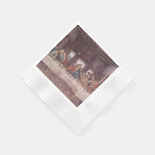 Jesus "Yeshua" Das letzte Abendmahl, Leonardo da V Serviette (Ecke)