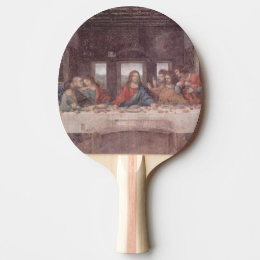 Jesus "Yeshua" Das letzte Abendmahl, Leonardo da V Tischtennis Schläger (Vorderseite)