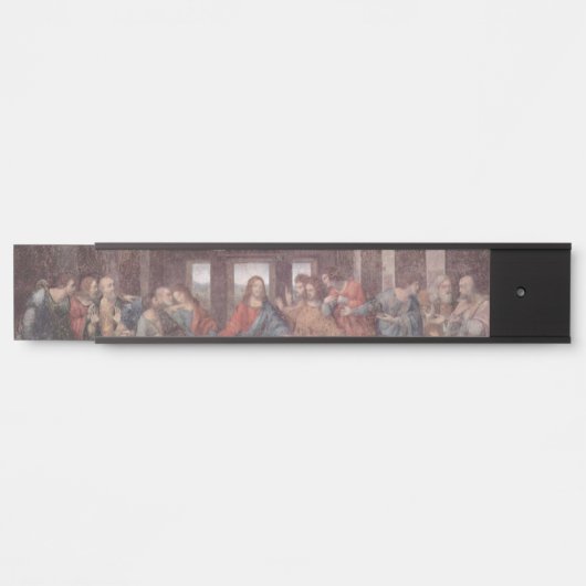 Jesus "Yeshua" Das letzte Abendmahl, Leonardo da V Türschild (Vorderseite )