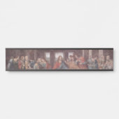 Jesus "Yeshua" Das letzte Abendmahl, Leonardo da V Türschild (Vorderseite )