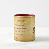 JESUS YESHUA Hebrew Name Tasse (Zentrum)