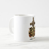 Jesus zahlte alles – Christlich Kaffeetasse (Vorderseite Links)