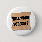 Jesus-Zeichen (Knopf) Button (Vorderseite)