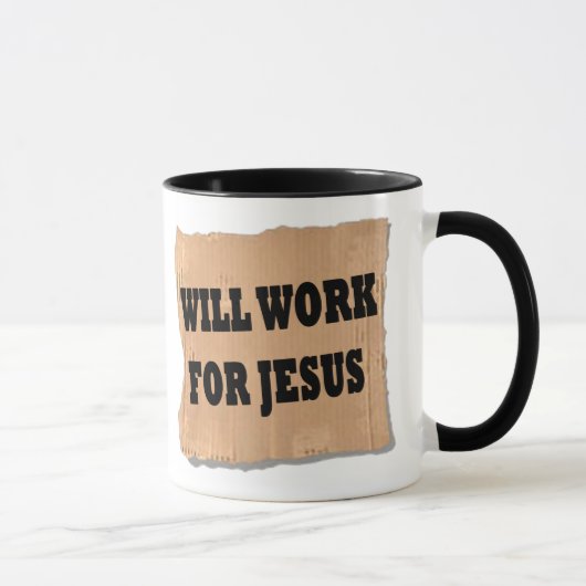 Jesus-Zeichen (Tasse) Tasse (Rechts)