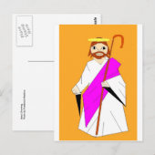 Jesus Zeichne Postkarte (Vorne/Hinten)
