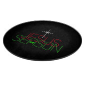 Jesus-Zeit Schneidebrett (Ecke)
