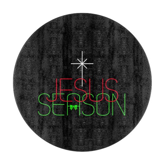 Jesus-Zeit Schneidebrett (Vorderseite)