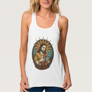 Jesus zerdrückte USB-Stick Datenverlust Humor_1 Tank Top