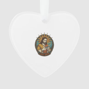 Jesus zerdrückte USB-Stick verlorene Daten Humor_1 Ornament