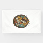 Jesus zerquetschte USB-Stick verlorene Daten Humor Banner (Horizontal)
