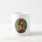 Jesus zerquetschte USB-Stick verlorene Daten Humor Kaffeetasse (Mittel)