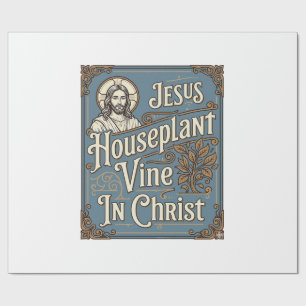 Jesus Zimmerpflanze Rebe In Christus Jesus Zimmerp Geschenkpapier