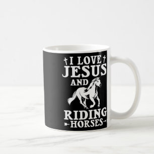 Jesus Zitat Horseck Riding Reitsport Design Chris Kaffeetasse