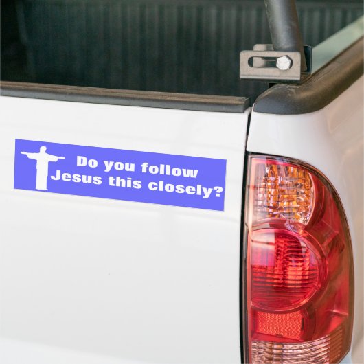 Jesus-Zitat über das Fahren Autoaufkleber (Auf Lkw)