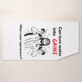 Jesus zu heben macht Gewinne Badehandtuch (Badehandtuch)